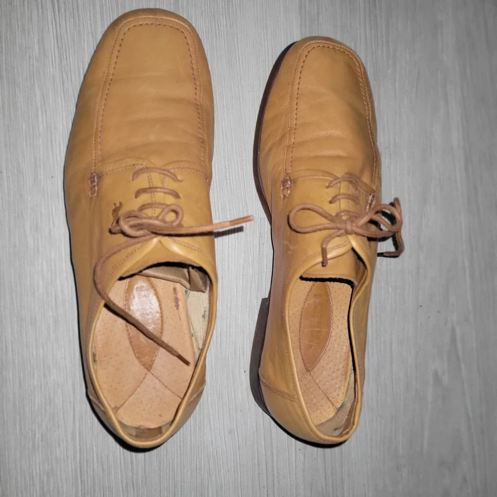 Comfort‎ Trotters Mens Leather Horse Embossed Oxford Dress Shoes 11.5/12 office